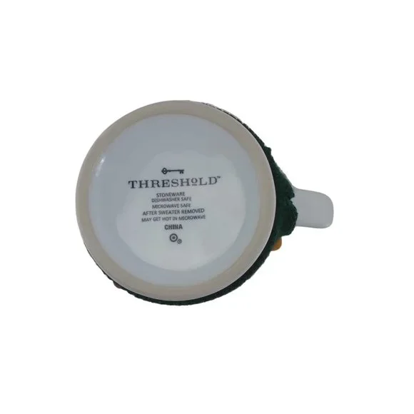 Threshold Coffee Mug W/Buttoned Christmas Sweater 13oz. Cup - Picture 5 of 6